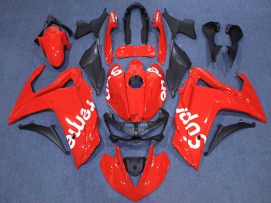 Rot Weiß Supreme 2015-2018 Yamaha YZF R3/R25 Motorrad Verkleidung