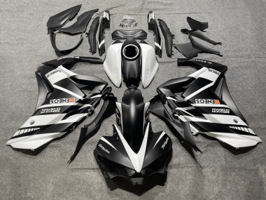 Weiß Schwarz Yamalube ENEOS 2015-2018 Yamaha YZF R3/R25 Motorrad Verkleidung