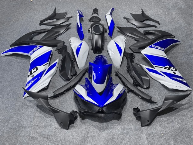 Weiß Blau 2015-2018 Yamaha YZF R3/R25 Motorrad Verkleidung