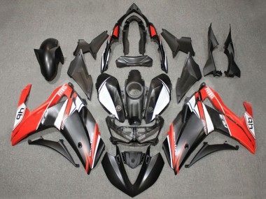 Weiß Rot Matt Schwarz 46 2015-2018 Yamaha YZF R3/R25 Motorrad Verkleidung