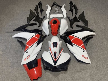 Weiß Rot Schwarz 2015-2018 Yamaha YZF R3/R25 Motorrad Verkleidung