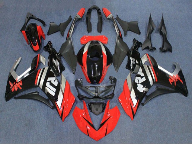 Rot Silber Glänzendes Schwarz 2015-2018 Yamaha YZF R3/R25 Motorrad Verkleidung