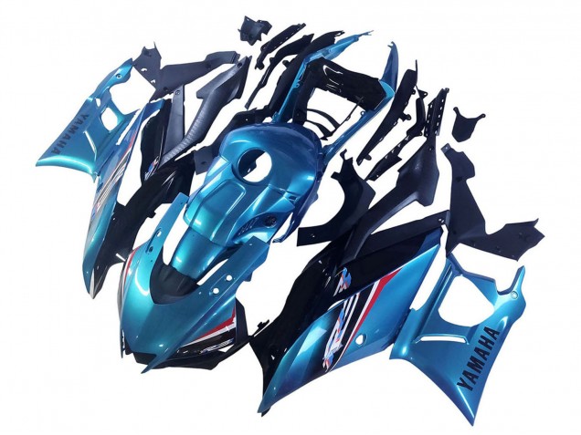 Blau Schwarz 2019-2021 Yamaha YZF R3/R25 Motorrad Verkleidung