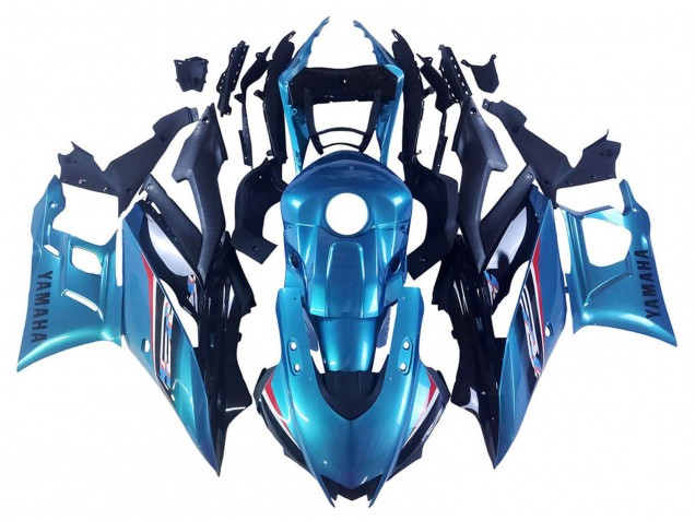 Blau Schwarz 2019-2021 Yamaha YZF R3/R25 Motorrad Verkleidung