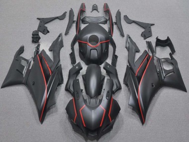 Matt Schwarz Rot 2019-2021 Yamaha YZF R3/R25 Motorrad Verkleidung