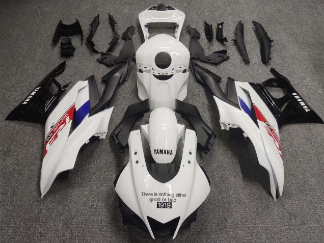 Weiß Rot Blau Schwarz Carbonfaser 1919 2019-2021 Yamaha YZF R3/R25 Motorrad Verkleidung