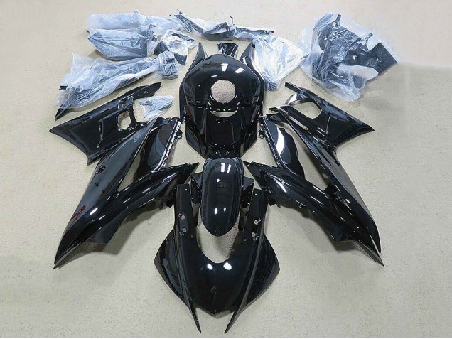 Glänzendes Schwarz 2019-2021 Yamaha YZF R3/R25 Motorrad Verkleidung