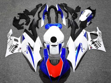Weiß Blau Rot Schwarz 2019-2021 Yamaha YZF R3/R25 Motorrad Verkleidung