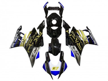 Weiß Blau Schwarz Gold Trick Star 07 2019-2021 Yamaha YZF R3/R25 Motorrad Verkleidung