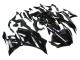 Glänzendes Schwarz Weiß 2019-2021 Yamaha YZF R3/R25 Motorrad Verkleidung