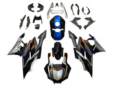 Silber Orange Blau Schwarz 2019-2021 Yamaha YZF R3/R25 Motorrad Verkleidung