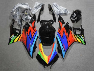 Blau Rot Grün Gelb Schwarz 2019-2021 Yamaha YZF R3/R25 Motorrad Verkleidung
