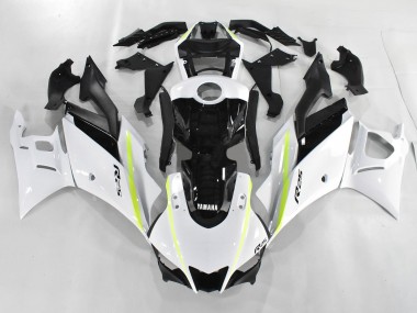 Weiß Grün Schwarz 2019-2021 Yamaha YZF R3/R25 Motorrad Verkleidung