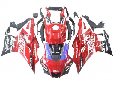 Rot Lila Schwarz Valsir Lenovo 2019-2021 Yamaha YZF R3/R25 Motorrad Verkleidung
