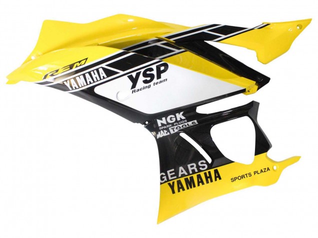 Gelb Weiß Schwarz Streifen 2019-2021 Yamaha YZF R3/R25 Motorrad Verkleidung