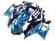 Blau Weiß Rot Schwarz 2022-2024 Yamaha YZF R3/R25 Motorrad Verkleidung