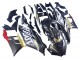 Schwarzer Carbonfaser Stil Goldrot ABBOT 2022-2024 Yamaha YZF R3/R25 Motorrad Verkleidung