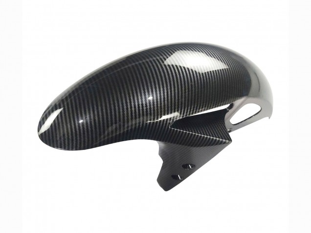 Schwarzer Carbonfaser Stil Silberblau 2022-2024 Yamaha YZF R3/R25 Motorrad Verkleidung