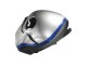 Schwarzer Carbonfaser Stil Silberblau 2022-2024 Yamaha YZF R3/R25 Motorrad Verkleidung