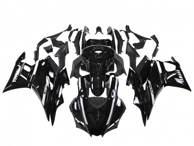 Glänzendes Schwarz 2022-2024 Yamaha YZF R3/R25 Motorrad Verkleidung