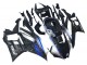 Marble Schwarz Silber Blau Geschmiedet Carbonfaser Stil 2022-2024 Yamaha YZF R3/R25 Motorrad Verkleidung