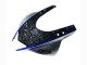 Marble Schwarz Silber Blau Geschmiedet Carbonfaser Stil 2022-2024 Yamaha YZF R3/R25 Motorrad Verkleidung