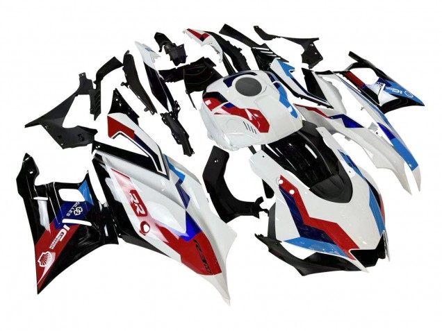 Weiß Blau Rot Schwarz 2022-2024 Yamaha YZF R3/R25 Motorrad Verkleidung