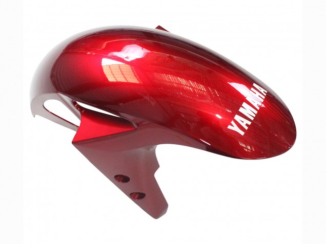 Weiß Rot Schwarz Yamalube 2022-2024 Yamaha YZF R3/R25 Motorrad Verkleidung