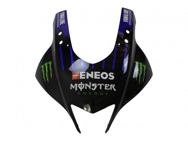 Blau Grün Schwarz Monster Yamalube ENEOS 2022-2024 Yamaha YZF R3/R25 Motorrad Verkleidung
