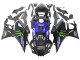 Blau Grün Schwarz Monster Yamalube ENEOS 2022-2024 Yamaha YZF R3/R25 Motorrad Verkleidung