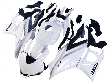 Weiß 2022-2024 Yamaha YZF R3/R25 Motorrad Verkleidung
