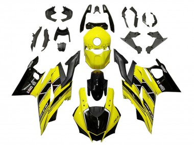 Gelb Schwarz 2022-2024 Yamaha YZF R3/R25 Motorrad Verkleidung