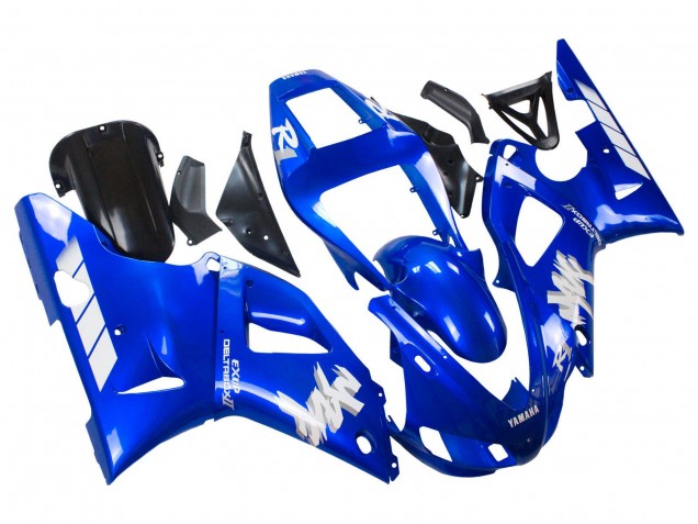 Blau Weiß 1998-1999 Yamaha YZF 1000 R1 Motorrad Verkleidung