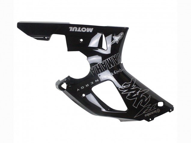 Glänzendes Schwarz Weiß Monster Motul 2000-2001 Yamaha YZF 1000 R1 Motorrad Verkleidung