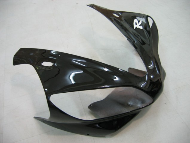 Glänzendes Schwarz Weiß Aufkleber 2000-2001 Yamaha YZF 1000 R1 Motorrad Verkleidung