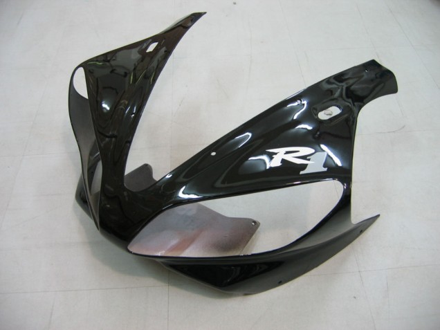 Glänzendes Schwarz Weiß Aufkleber 2000-2001 Yamaha YZF 1000 R1 Motorrad Verkleidung