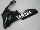 Glänzendes Schwarz Weiß Aufkleber 2000-2001 Yamaha YZF 1000 R1 Motorrad Verkleidung