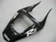 Glänzendes Schwarz Weiß Aufkleber 2000-2001 Yamaha YZF 1000 R1 Motorrad Verkleidung