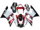 Rot Weiß Glänzendes Schwarz 2000-2001 Yamaha YZF 1000 R1 Motorrad Verkleidung