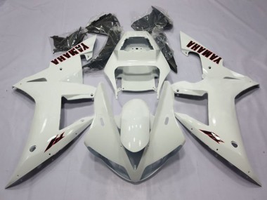 Perl Weiß Schwarz 2002-2003 Yamaha YZF 1000 R1 Motorrad Verkleidung