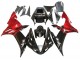 Glänzendes Schwarz Rot Flamme 2002-2003 Yamaha YZF 1000 R1 Motorrad Verkleidung