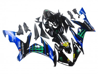 Blau Schwarz Gelb Grün Monster Yamalube ENEOS 69 2004-2006 Yamaha YZF 1000 R1 Motorrad Verkleidung