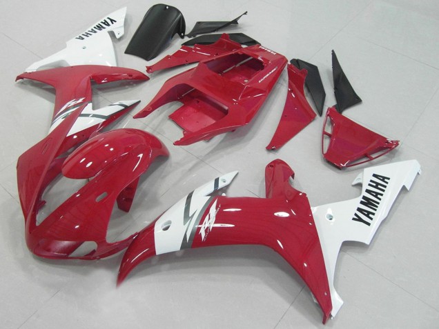 Weiß Rot 2002-2003 Yamaha YZF R1 Motorrad Verkleidung