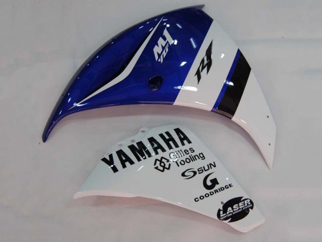 Weiß Blau Schwarz M1 2009-2011 Yamaha YZF 1000 R1 Motorrad Verkleidung