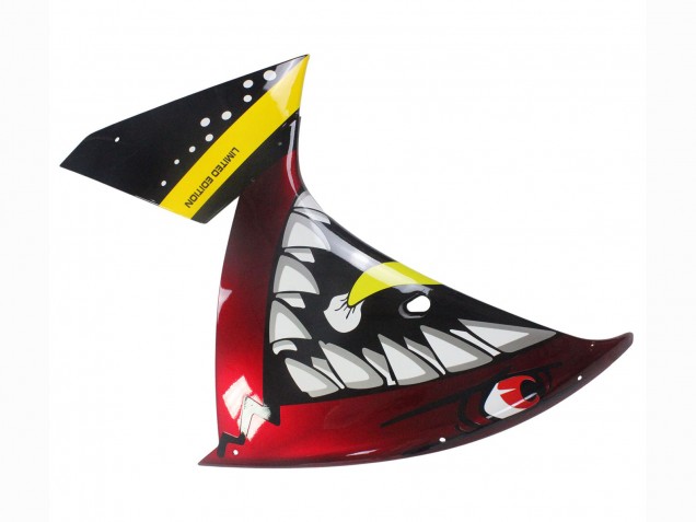 Rot Gelb Schwarz Hai 46 2009-2011 Yamaha YZF 1000 R1 Motorrad Verkleidung