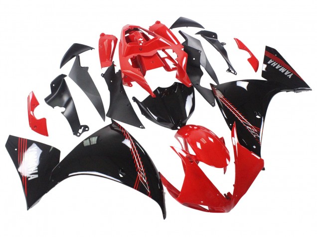 Rot Schwarz 2009-2011 Yamaha YZF 1000 R1 Motorrad Verkleidung