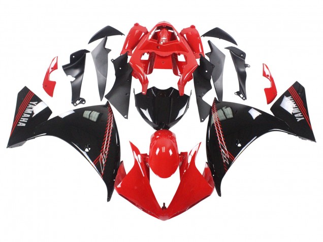 Rot Schwarz 2009-2011 Yamaha YZF 1000 R1 Motorrad Verkleidung
