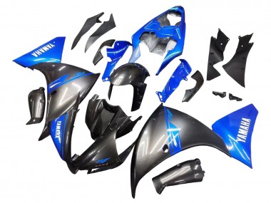 Blau Glänzendes Schwarz 2012-2014 Yamaha YZF 1000 R1 Motorrad Verkleidung