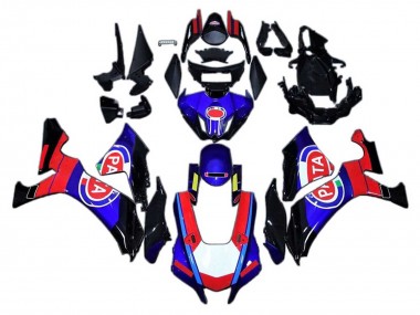 Blau Rot Gelb Schwarz Pata 2020-2025 Yamaha YZF 1000 R1 Motorrad Verkleidung
