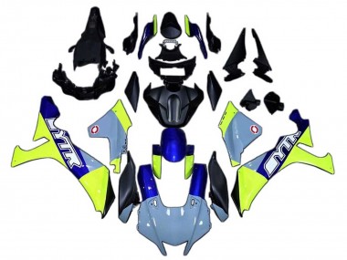 Blau Grün Schwarz 2020-2025 Yamaha YZF 1000 R1 Motorrad Verkleidung